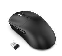 VBESTLIFE Ratón para Juegos T30, Ratón Inalámbrico Recargable de 6400DPI con 6 Botones y Cable 2,4G BT5.4 Modos 3 Modos para Ordenador Portátil y PC de Escritorio (T30 Negro)