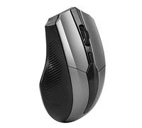 VBESTLIFE Ratón, Ratón óptico Inalámbrico, Posicionamiento Preciso, Diseño Ergonómico para, PC Doméstica, Oficina (Gray)