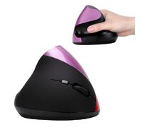 VBESTLIFE Ratón Vertical Ergonómico, óptico Inalámbrico de 2.4 GHz y Recargable, con 6 Botones y 800-1600 dpi, para Portátiles PC de Escritorio (para diestros)