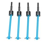 VBESTLIFE RC CVD Drive Shaft, 4pcs Metal Universal CVD Drive Shaft Set para TT02B 1/10 RC Car Upgrade Parts (Azul)