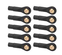 VBESTLIFE RC Tie Rod End Ball Heads Set, 10 Piezas de Plástico M3 Tie Rod End Ball Joint Link Ball Head Compatible con 1:10 1:12 Scale RC Car