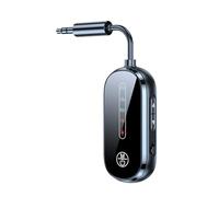 VBESTLIFE Receptor Transmisor Bluetooth 5.4, Adaptador de Avión Dual de 3,5 Mm, Adaptador Inalámbrico Bluetooth para TV, PC, Estéreo para el Hogar, Soporte para 2 Auriculares