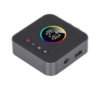 VBESTLIFE Receptor Transmisor Bluetooth 6.0, Adaptador de Audio Bluetooth con Pantalla, para de Sonido de Transmisión de Música, Auriculares, TV, AUX de 3,5 Mm