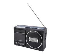 VBESTLIFE Recordadora de Reproductor de Cassette Bluetooth, Retro Boombox Radio FM Am Sw, Convertidor USB de Cinta, Boombox Senior Portátil con Micrófono (EU Enchufe 220V)