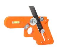 VBESTLIFE Recortadora de Bandas de Borde, con Nivel de Burbuja de 8 Mm R1,5 Mm, Recortadora de Bordes de Carpintería para Armario, Tiras de PVC, Placas de Yeso, Alfombras y Cuero