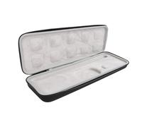 VBESTLIFE Reemplazo de Estuche de Viaje Duro para MX Keys S, MX Tecillos Inalámbricos Avanzados, Forro Gris Suave, Negro