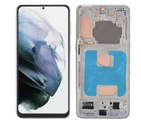 VBESTLIFE Reemplazo de la Pantalla TFT para S21PLUS 5G SM-G996B G996U G996W G996N G9960, Conjunto de Digitalizador Táctil de Pantalla de 6.7 Pulgadas con Marco, sin Huella Digital (Silver)