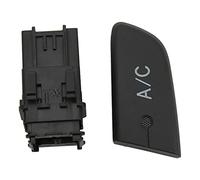 VBESTLIFE Reemplazo del Botón Pulsador del Interruptor de CA para C1 2005-2014, Interruptor de Aire Acondicionado 6554KX con Tapa, Botón de Control de Clima Estándar OE, ABS para 107 Mk1