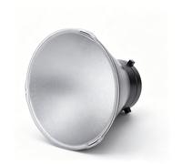 VBESTLIFE Reflector Estándar de 7 Pulgadas, con Disco de Difusión Desmontable y Paño Suave de Nailon Blanco, para Luz Continua LED Monoluz con Flash Estroboscópico de Estudio Bowens Mount