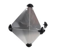 VBESTLIFE Reflectores de, Aluminio Octaédrico de 12 X 12 Pulgadas, Reflectores de para Barcos para Veleros, Lanchas a Motor, Reflexión de 5 M2, Equipo de Seguridad Marina para Navegación Nocturna