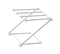 VBESTLIFE Rejilla de Secado para Paños de Cocina, Soporte de Toalla de Mano Plegable Eficiente para Almacenamiento de Cocina (Gris Claro)