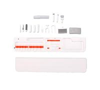 VBESTLIFE Reposamuñecas para Teclado con Kit de Limpieza Magnético, Almohadilla Ergonómica para Muñeca con Base Antideslizante de 14,17 Pulgadas, con Juego de Herramientas Limpiadoras de (WHITE)