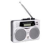 VBESTLIFE Reproductor de Casete Retro con Radio Am FM, Marcha Atrás Automática, Altavoz Incorporado, Pantalla LCD, Grabadora de Cinta Portátil para Uso Doméstico y Exterior
