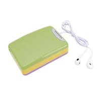 VBESTLIFE Reproductor de Casete Retro, Reproductor de Cinta Portátil con Grabadora de Transmisión FM para Escuchar Música (Green)