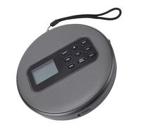 VBESTLIFE Reproductor de CD Portátil, Recargable, 8 Horas de Reproducción, Gran Pantalla LCD con Botones Retroiluminados, Altavoces Dobles, Reproducción USB MP3 CD R WMA
