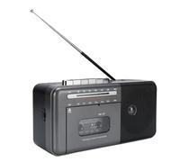 VBESTLIFE Reproductor de Cintas de Cassette Bluetooth Boombox, Reproductor de Cassette Retro Am FM SW Radio, Reproductor de Tarjetas TF USB, CA Alimentado o Operado por (Enchufe de la UE)