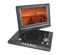 VBESTLIFE Reproductor de DVD Portátil con Pantalla Giratoria de 9,8 Pulgadas, Rotación de 270° e Inclinación de 180°, Altavoces Duales Integrados, Compatible con USB, Reproducción de CD (EU)