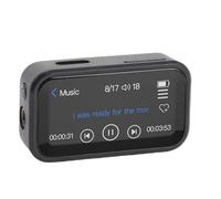 VBESTLIFE Reproductor de Mp3 de Bluetooth, Reproductor de Música 32G sin Pérdida Digital Portátil con Pantalla Táctil Completa de 1.47 Pulgadas, Altavoz Incorporado, Diseño de Clip de
