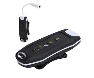 VBESTLIFE Reproductor de Música Portátil Resistente Al Agua de 4 GB con FM y Auriculares para Deportes de Buceo Negro