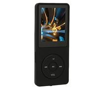VBESTLIFE Reproductor MP3 MP4 Portátil, Reproductor de Música con Pantalla de 1,8 Pulgadas con Memoria de 8 GB Ampliable de 64 GB, Reproducción de 30 Horas, Radio FM y Grabadora de Voz (Black)