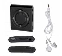 VBESTLIFE Reproductor MP3 Portátil, Compatible con Tarjeta de Memoria, para Uso en Viajes (Black)