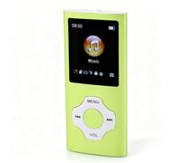 VBESTLIFE Reproductor MP3, Reproductor de Música Bluetooth 5.3 con Pantalla LCD de 1,8 Pulgadas, Radio FM, Libro Electrónico, Grabadora de Voz, para Deportes, Gimnasio, Correr (Green)