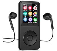 VBESTLIFE Reproductor MP3, Reproductor de Música Portátil Bluetooth 5.4 con Pantalla LCD de 2,4 Pulgadas, Radio FM, Grabadora de Voz, Lector de Libros Electrónicos, Fotos y (con Tarjeta de Memoria