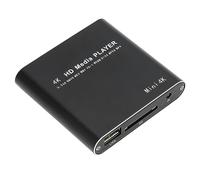 VBESTLIFE Reproductor Multimedia 4K, Reproductor de Video HD, con Control Remoto, Reproductor MP4 Digital, para Interfaz Multimedia HD, Tarjetas de Almacenamiento USB AV(Negro)