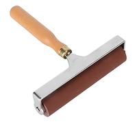 VBESTLIFE Rodillo de Goma Brayer, Rodillo de Impresión Suave y Flexible para Estampar Bloque de Tinta y Superficie Tallada, Paquete de 3 5,9/3,9/1, Pulgadas, de Madera Antideslizante, Manualidades