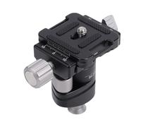 VBESTLIFE Rótula de Bola de Trípode con Placa de Liberación Rápida de 1/4 de Pulgada, Trípode de Aluminio con Cabezal de Bola de 360° para monopié, DSLR, Videocámara