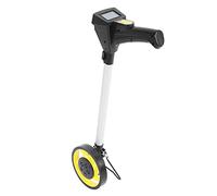VBESTLIFE Rueda de Medición Digital, Rueda de Medición de Distancia con Mango Plegable y Pantalla Grande, para de Pavimento de Carreteras de Trabajadores Constructores