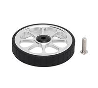 VBESTLIFE Rueda F¨¢CIL de Bicicleta Plegable, Rueda F¨¢CIL de Cojinete Ampliado de Aleaci¨®n de Aluminio de 82 Mm de Di¨¢Metro para Bicicleta Plegable Brompton 3sixty(Plata)