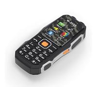 VBESTLIFE Seniors Cell Teléfono, Pantalla Grande de 2.6 Pulgadas, Batería de 4800 MAh, 3 Ranuras SIM, 9 Números Familiares, Dial Rápido, Sonido Fuerte, Linterna LED Dual, para Ancianos (Black)