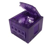 VBESTLIFE Shell de Reemplazo de Consola de Juegos, Estuche ABS a Prueba de Golpes para NGC GC con Puertos Precisos, Compatible con DOL 001 y DOL 101 (Morado translúcido)