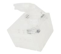 VBESTLIFE Shell de Reemplazo de Consola de Juegos, Estuche ABS a Prueba de Golpes para NGC GC con Puertos Precisos, Compatible con DOL 001 y DOL 101 (White Transparente)