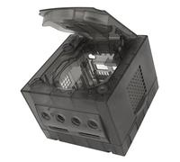 VBESTLIFE Shell de Reemplazo de Consola de Juegos, Estuche ABS a Prueba de Golpes para NGC GC con Puertos Precisos, Compatible con DOL 001 y DOL 101 (Negro Transparente)