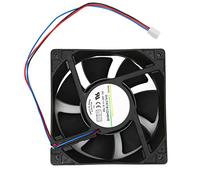 VBESTLIFE SHLAFB1224SHE Ventilador de Refrigeración de CPU, 120 Mm 24 V 1300 RPM Conector de 3 Pines Ventilador de Caja de Computadora para Chasis de Computadora, Perforadores de Minería,