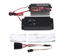 VBESTLIFE Simulador de Sonido de Motor RC, Conjunto de Módulo Simulado de Sonido de Motor de Coche ABS RC con Altavoz para Modelo de Vehículos 1/10