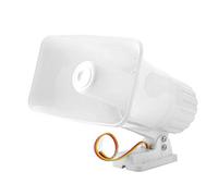 VBESTLIFE Sirena de alarma de bocina, 30 W, 150 db, con cable, de doble tono, independiente, de altavoces de alarma antirrobo para interiores y exteriores, para seguridad en casa, oficina,