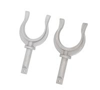 VBESTLIFE Soporte de Aluminio para Barco Rowlock, Montaje Lateral con Bloqueo Giratorio, Bloqueo de Remo Marino para Kayak, Canoa, Bote, Ajuste Ajustable de 2 Pulgadas, 2 Soportes Resistentes Al