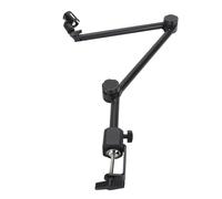 VBESTLIFE Soporte de Brazo para Micrófono, Acero Al Carbono Duradero Estable Ajustable de 180 Grados para Estudio de Radiodifusión
