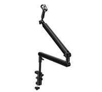 VBESTLIFE Soporte de Brazo para Micrófono, Soporte para Micrófono de Escritorio con Abrazadera Antideslizante y Ajuste de Múltiples ángulos, para Transmisión en, Grabación, Podcasting,