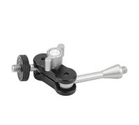 VBESTLIFE Soporte de Cámara de Brazo Mágico, Brazo de Montaje Extensible de Disparo de Cámara Giratorio Universal de 360 Grados, Interfaz de 1/4 Pulgadas, para Micrófono de Luz de Relleno(98 mm)