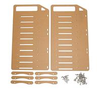 VBESTLIFE Soporte de Disco Duro de 3,5 Pulgadas, Soporte de Disco Duro de Acrílico Transparente de Escritorio, Estante de Disco Duro de 3,5 Pulgadas para Bricolaje (10 Capas)