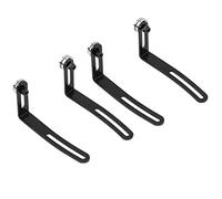 VBESTLIFE Soporte de Montaje para Carrocería de Coche RC, 4 Piezas de Soporte Magnético para Axial SCX10 Escala 1/10 RC Crawler, de Montaje de Metal con Imán Fuerte, Kit de Fácil Extracción de