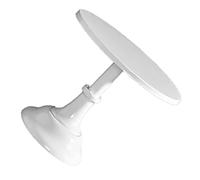 VBESTLIFE Soporte de Pastel de Metal de Estilo Europeo, Soporte de Pastel de Boda de Exhibición Fácil para Aniversarios de Bodas, Metal (M Blanco)