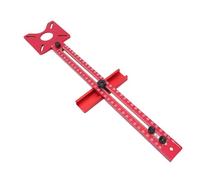 VBESTLIFE Soporte de Ranura de Fresado de Enrutador, Herramienta de Guía de Carpintería Ajustable de Aleación de Aluminio para Cortar Círculos y Ranuras Rectas, con Marcas de Escala Dual