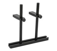 VBESTLIFE Soporte de Soporte de GPU, Doble, de Hundimiento de GPU Ajustable de Tarjeta Gráfica para Montaje de Ventilador de 120 Mm Aluminio CNC (128mm)