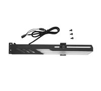 VBESTLIFE Soporte de Soporte para GPU, Tarjeta Gráfica ARGB de 5 V y 3 Pines, Soporte para GPU, Soporte para Tarjeta de Vídeo, 3 Pines X 2 + 4 Pines, Ajuste Deslizante, para Estuche de