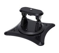 VBESTLIFE Soporte de Techo para Proyector con Rosca de 1/4 de Pulgada, Soporte de Pared con Rotación de 360 Grados para Cine en Casa